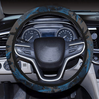 Blue Dragon Steering Wheel Cover