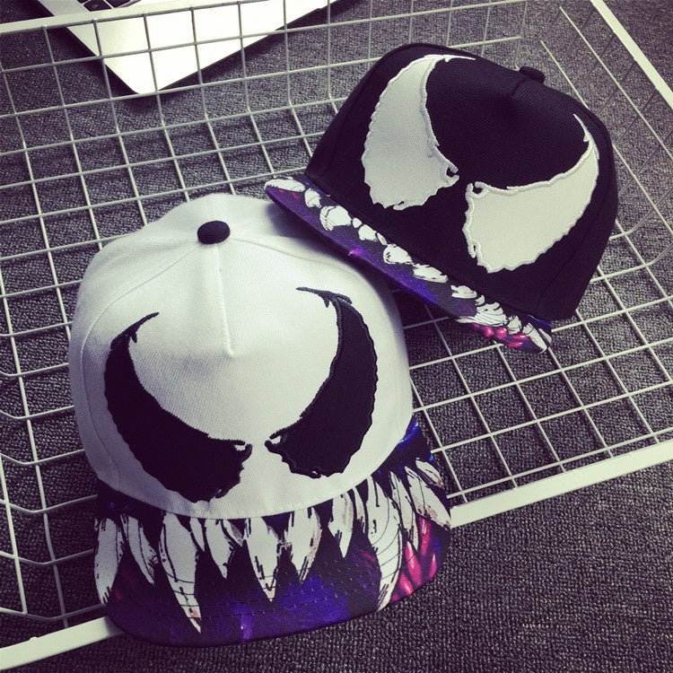 Venom Spider Eyes Snapback Hat