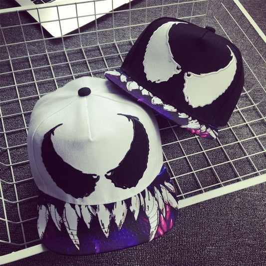 Venom Spider Eyes Snapback Hat