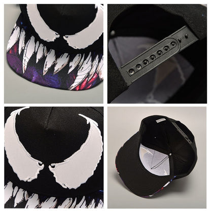 Venom Spider Eyes Snapback Hat