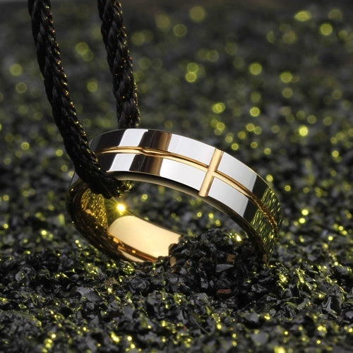 Mens Titanium Steel Ring