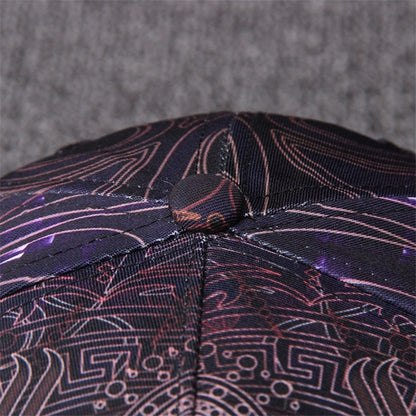 Egypt Hieroglyphics Print Punk Snapback Hat