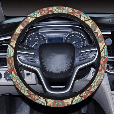 Mandalas Honeycomb Decor Steering Wheel Cover