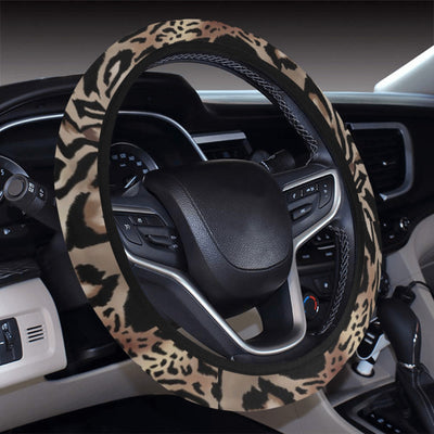 Leopard Print Steering Wheel Cover