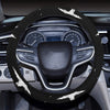 Black Stars Pattern Steering Wheel Cover