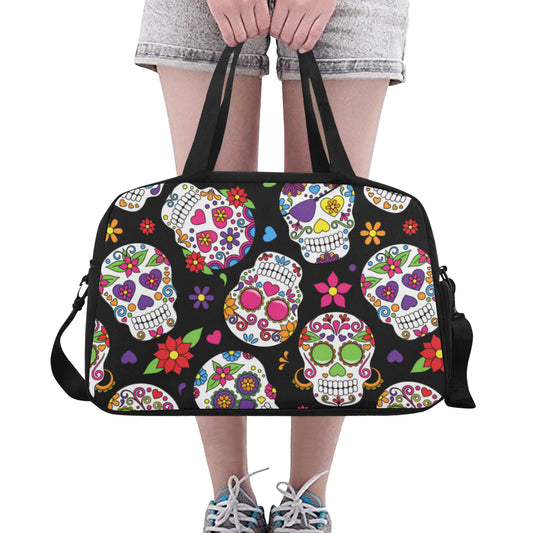 Colorful Sugar Skulls Fitness Bag Fitness