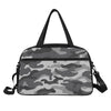 Grey Camouflage Fitness Bag Fitness