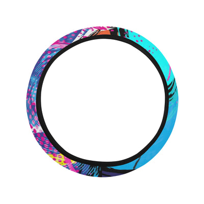 Colorful Abstract Steering Wheel Cover