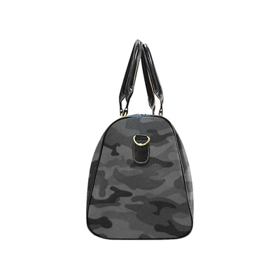 Dark Grey Camouflage Travel Bag