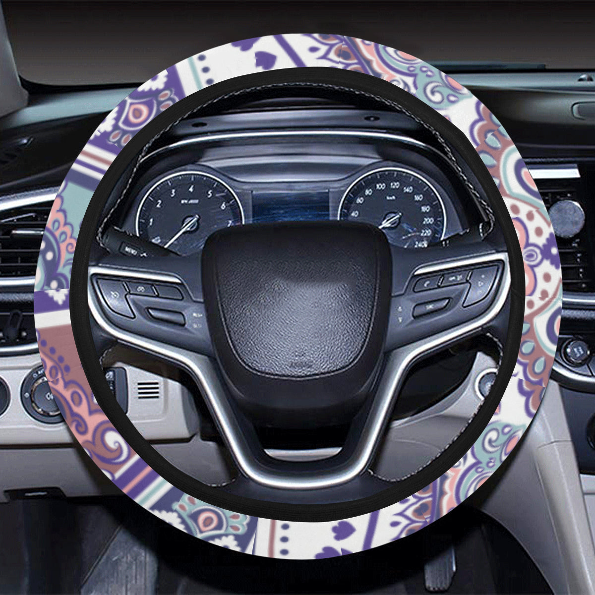 Boho Persian Steering Wheel Cover