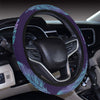 Neon Feather Steering Wheel Cover