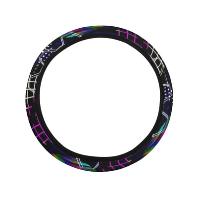 Honeycomb Abstract Steering Wheel Cover
