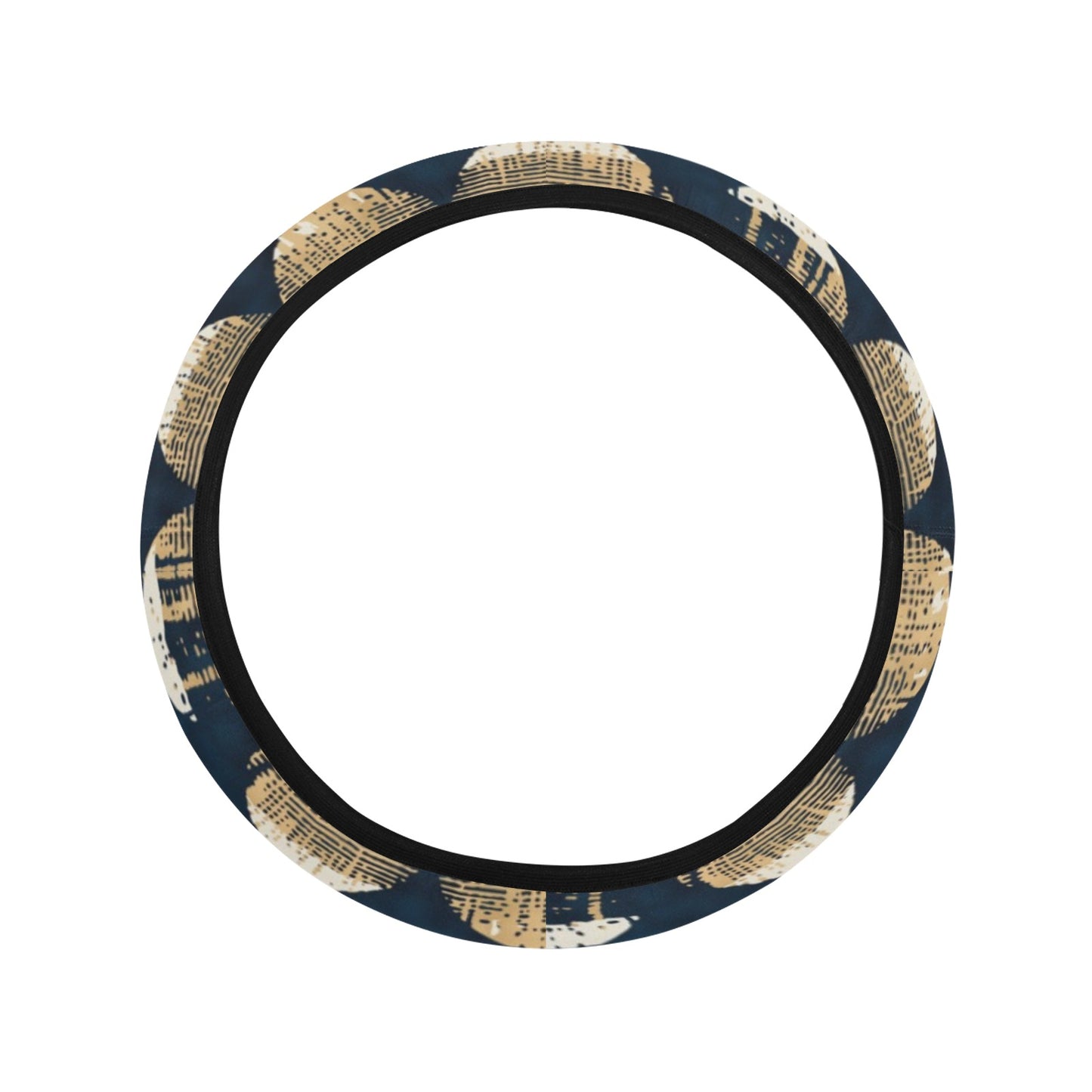 Abstract Circle Stripes Steering Wheel Cover