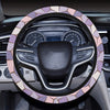 Blue Purple Abstract Steering Wheel Cover