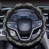 Grey Aztec Steering Wheel Cover