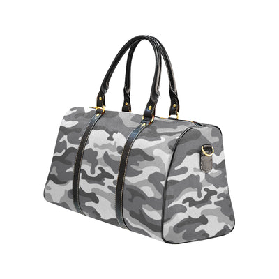 Grey Camouflage Travel Bag