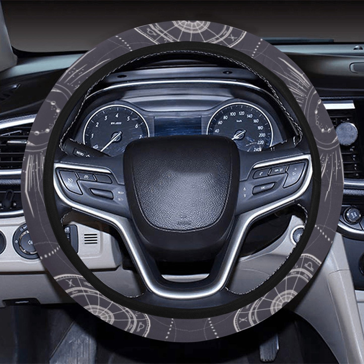 Astrology Symbols Steering Wheel Cover