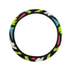 Colorful Abstract Steering Wheel Cover