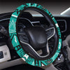Teal Ethnic Steering Wheel Cover