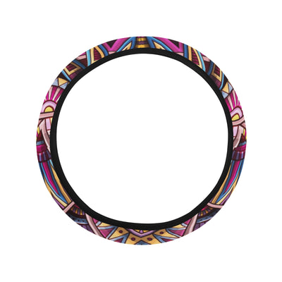 Colorful Tribal Pattern Steering Wheel Cover