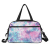 Blue & Pink Cotton Candy Tie Dye Fitness Bag Fitness