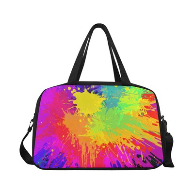 Colorful Paint Splatter Abstract Art Fitness