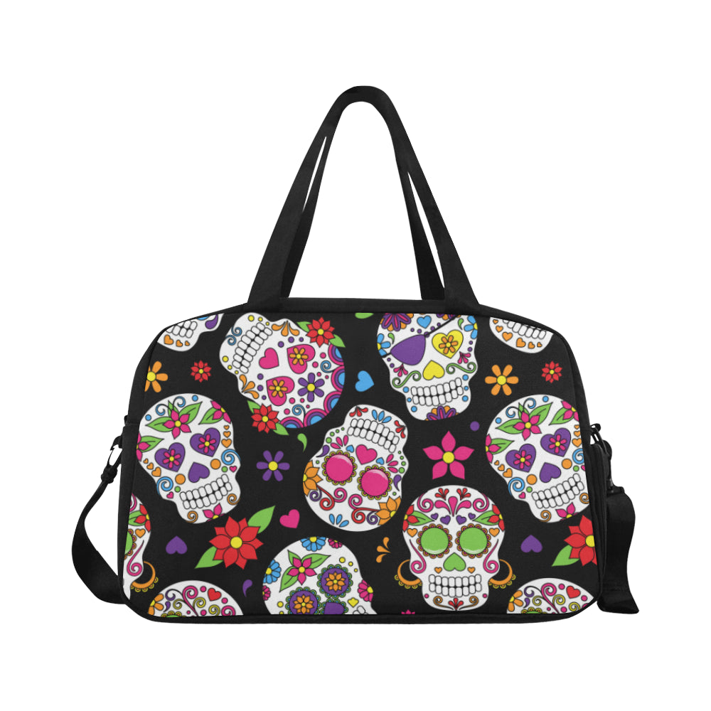 Colorful Sugar Skulls Fitness Bag Fitness