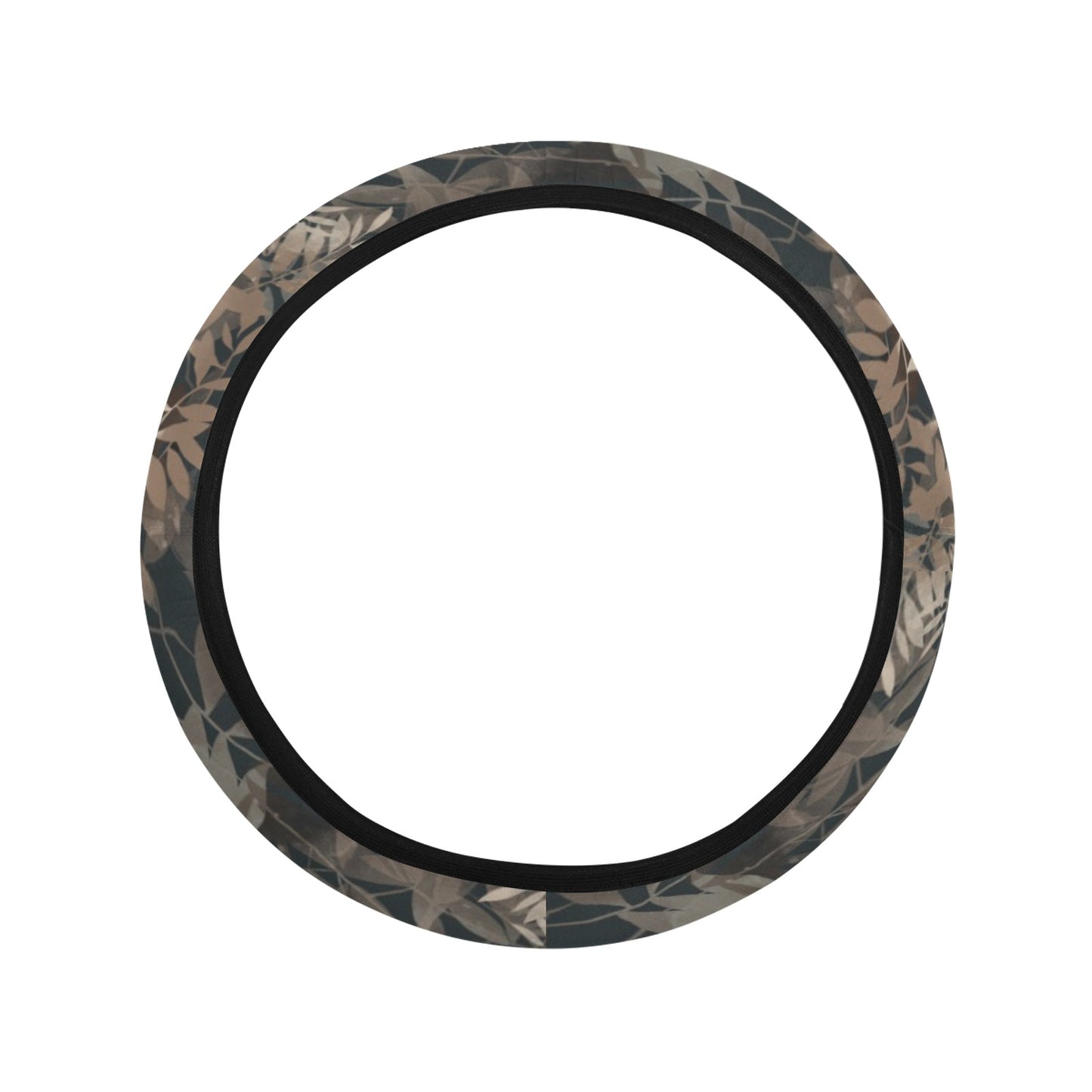 Green Leaves Steering Wheel Cover