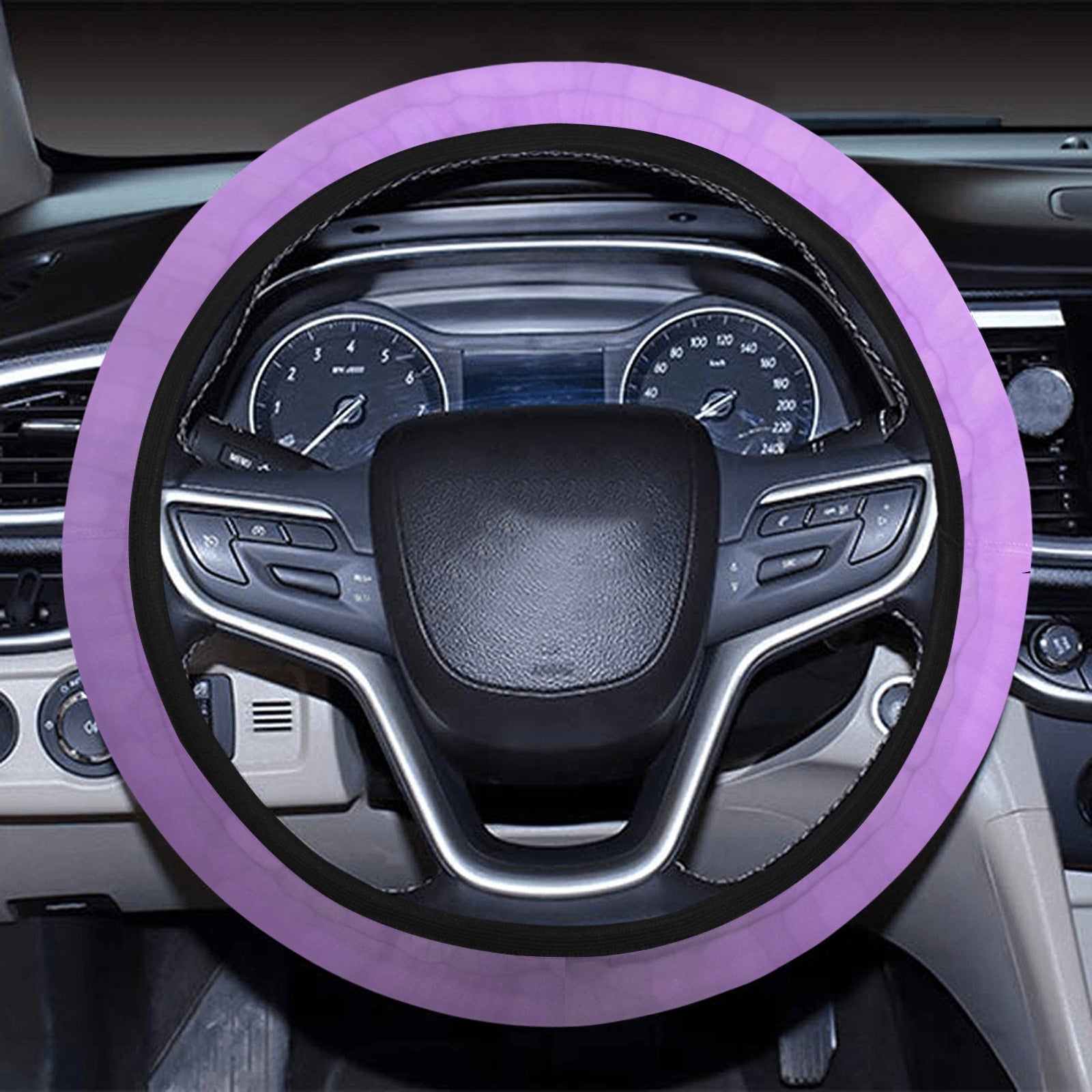 Purple Stripes Steering Wheel Cover