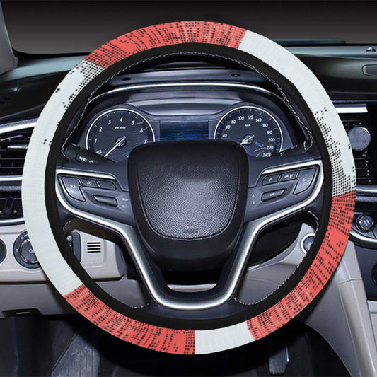 Abstract Blocks Steering Wheel Cover