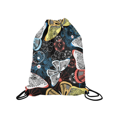 Colorful Butterflies Decor Drawstring Bag
