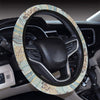 Floral Plaid Steering Wheel Cover