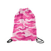 Pink Camouflage Drawstring Bag