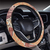 Brown Elegant Decor Steering Wheel Cover