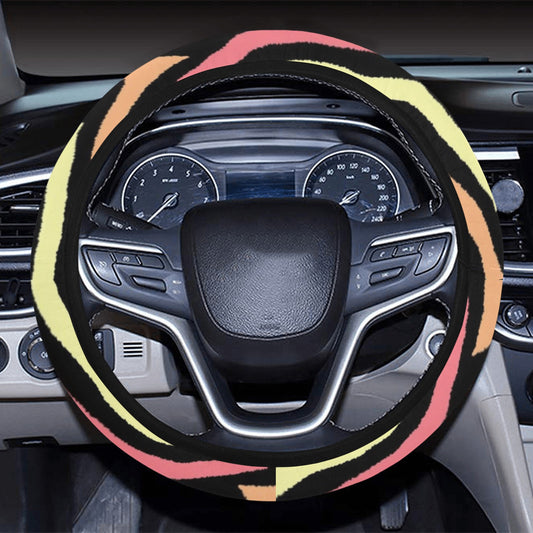 Colorful Abstract Steering Wheel Cover