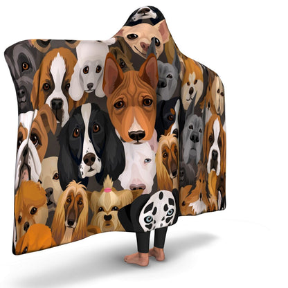 Sub Dogs Hooded Blanket