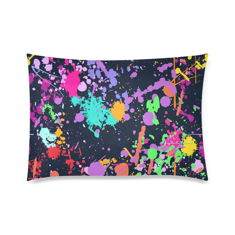 Colorful Paint Drip Pillow Case