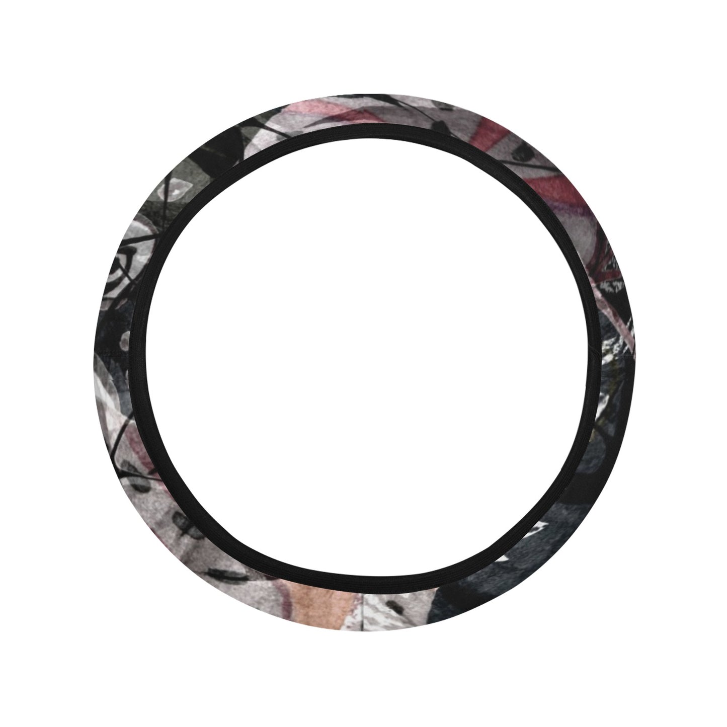 Abstract Swirls Steering Wheel Cover