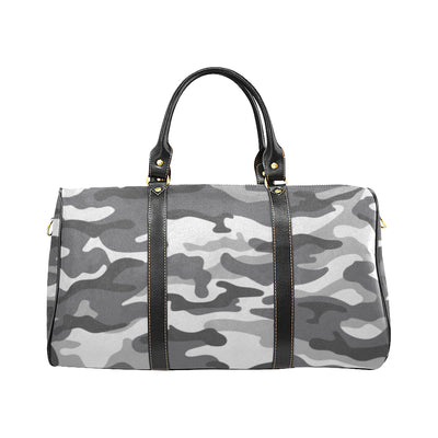 Grey Camouflage Travel Bag