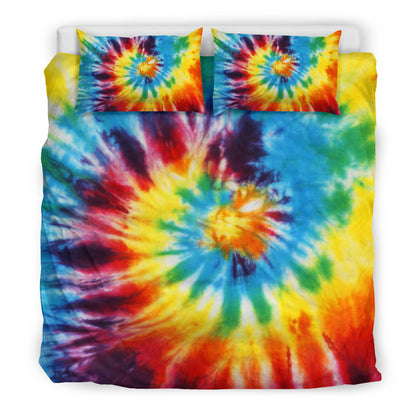 Colorful Tie Dye Print Abstract Art Bedding Set