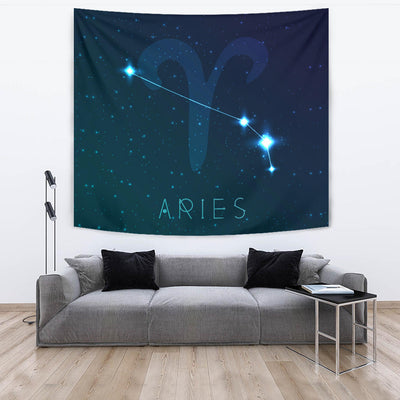 Aries Zodiac Wall Tapestry
