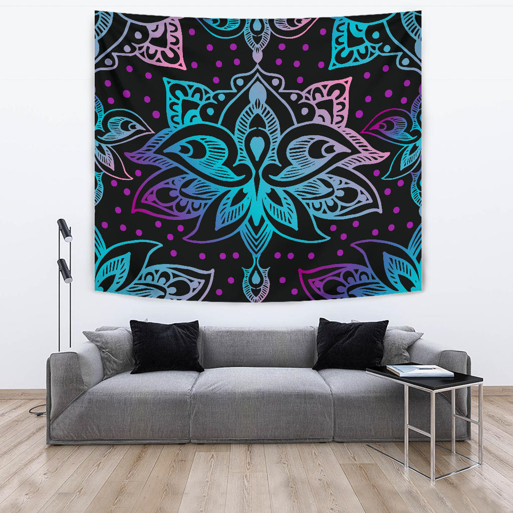 Pink & Purple Decor Wall Tapestry