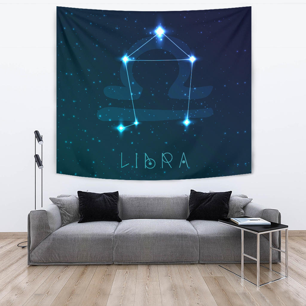 Libra Zodiac Wall Tapestry