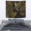 Rusty Gold Brown Decor Wall Tapestry
