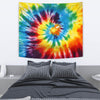 Colorful Tie Dye Abstract Art Wall Tapestry