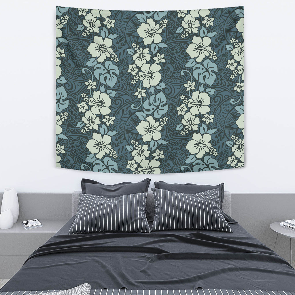 Floral Tribal Polynesian Wall Tapestry