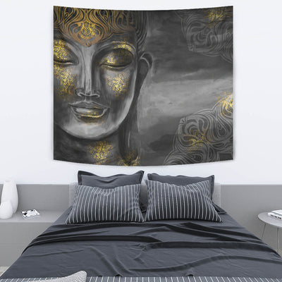 Golden Buddha Decor Wall Tapestry