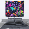 Colorful Paint Drip Abstract Art Wall Tapestry