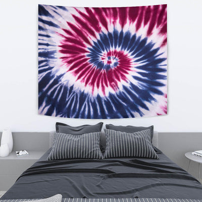 Red, White & Blue Tie Dye Wall Tapestry