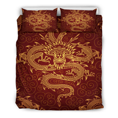 Red Dragon Bedding Set